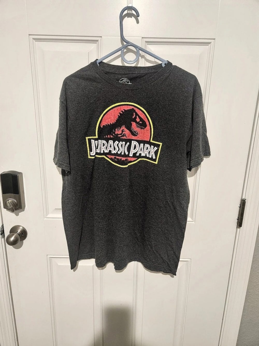 Jurassic Park Graphic Movie T-Shirt Gray Size XL Original